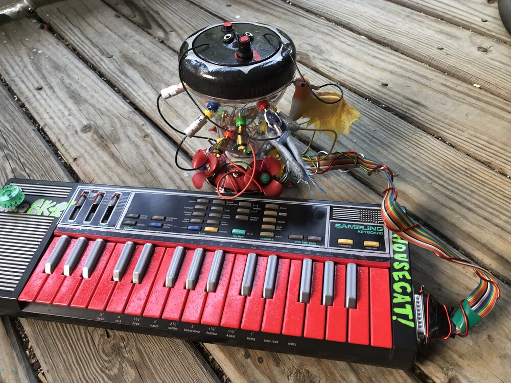 Casio SK-1 with Hummingbird Control